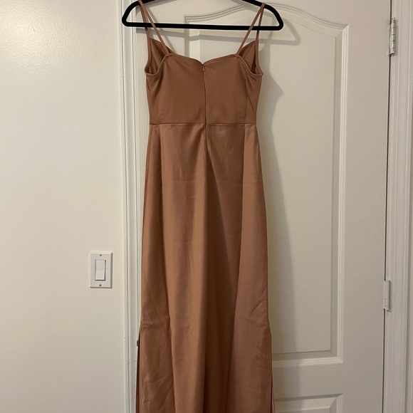 BHLDN Cali Satin Charmeuse MIDI Dress - Picture 4 of 7